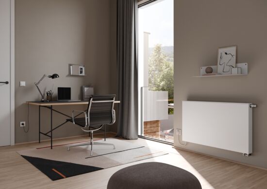 Kermi Wärmepumpen Heizkörper x-flair Plan Büro